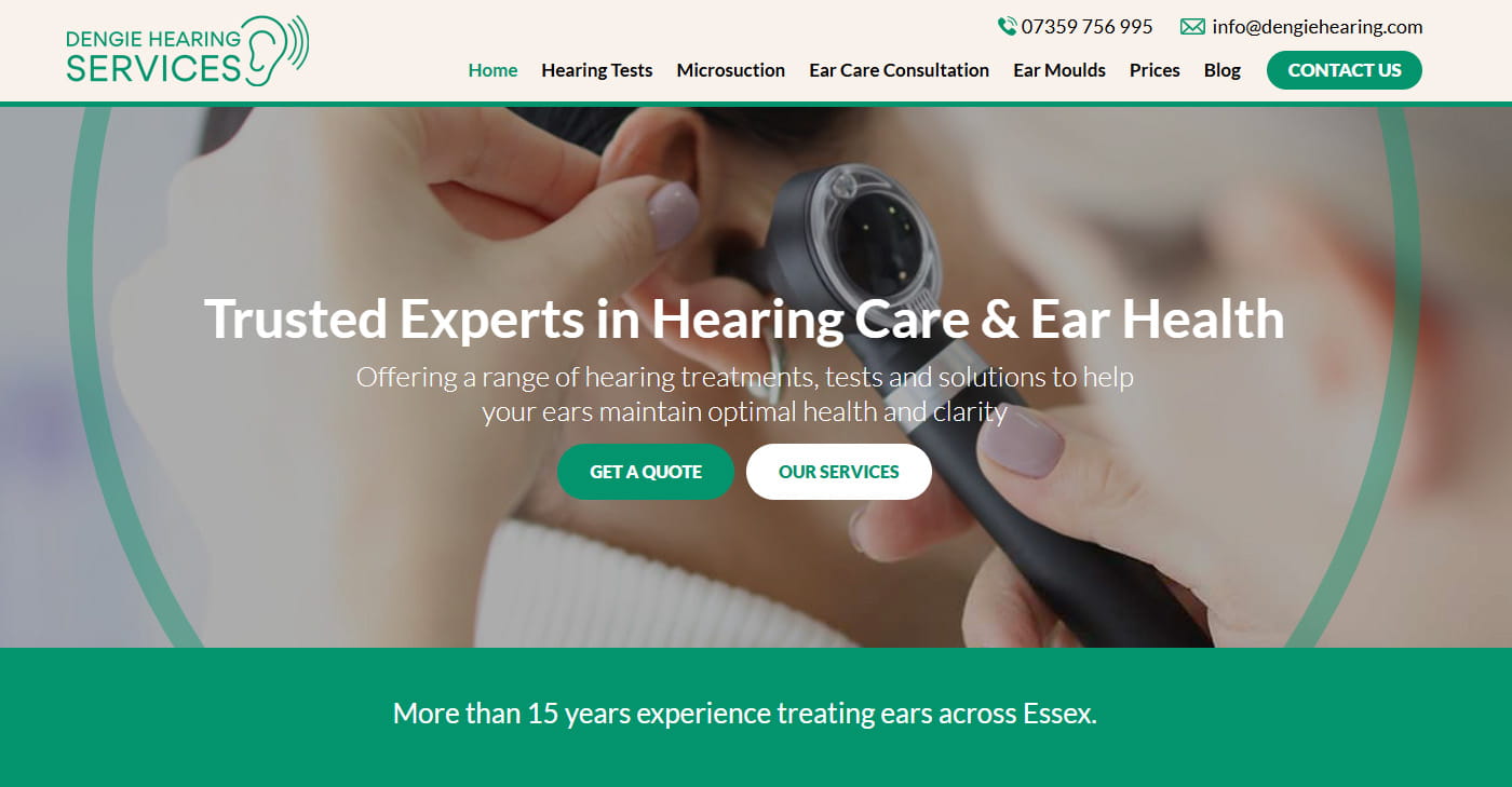 hearing services website